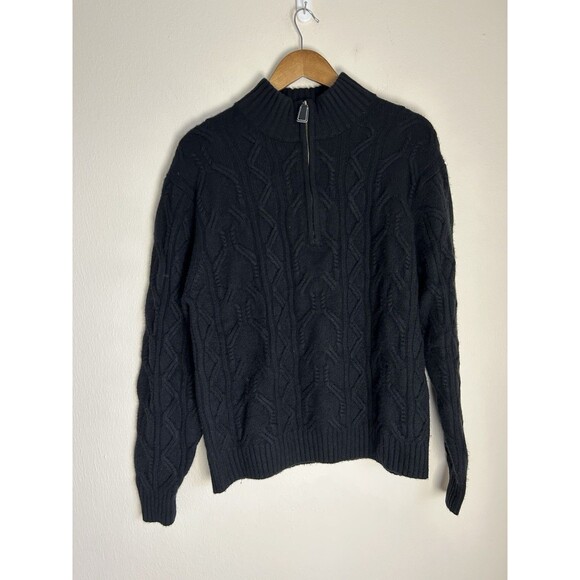 Daniel Cremieux Mens Cashmere Sweater Size L Pullover Cable Knit Preppy Luxury - Picture 1 of 4
